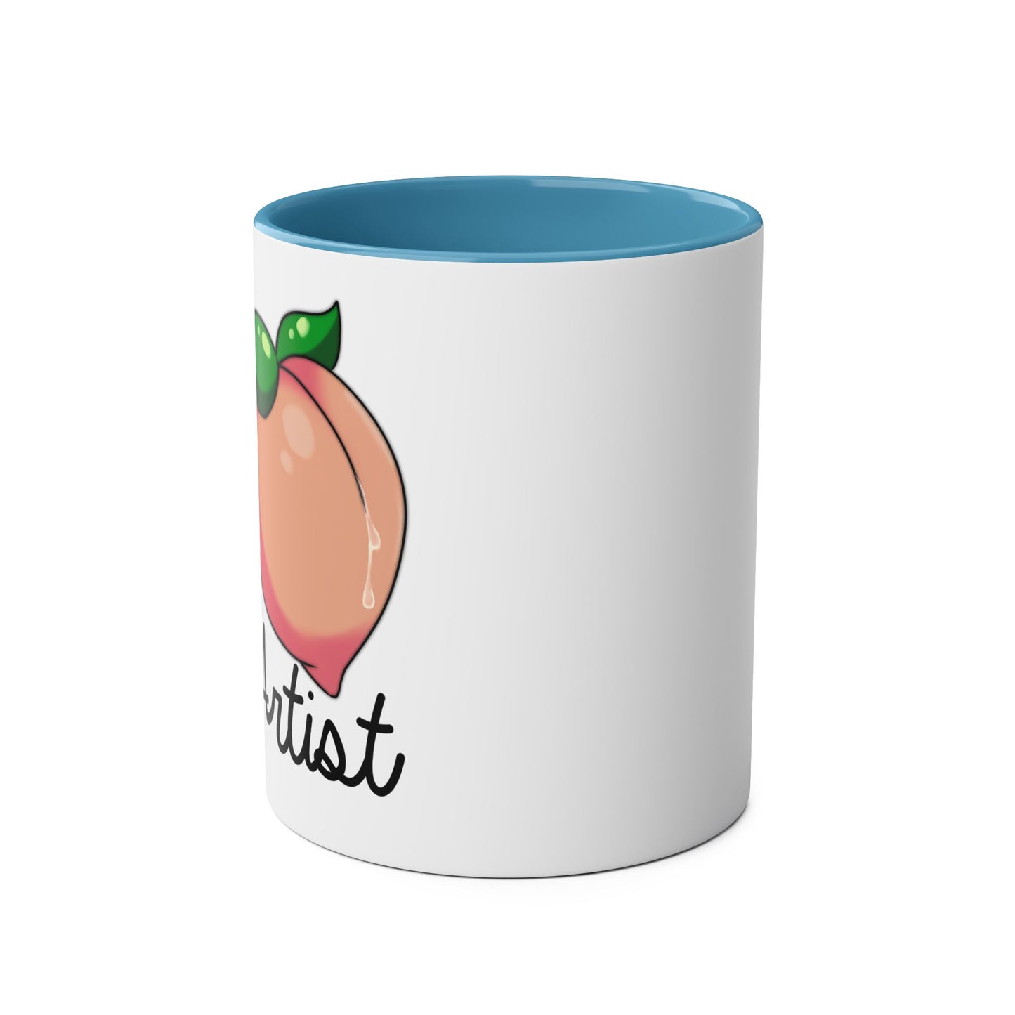 Peach Artist Mug, 11oz