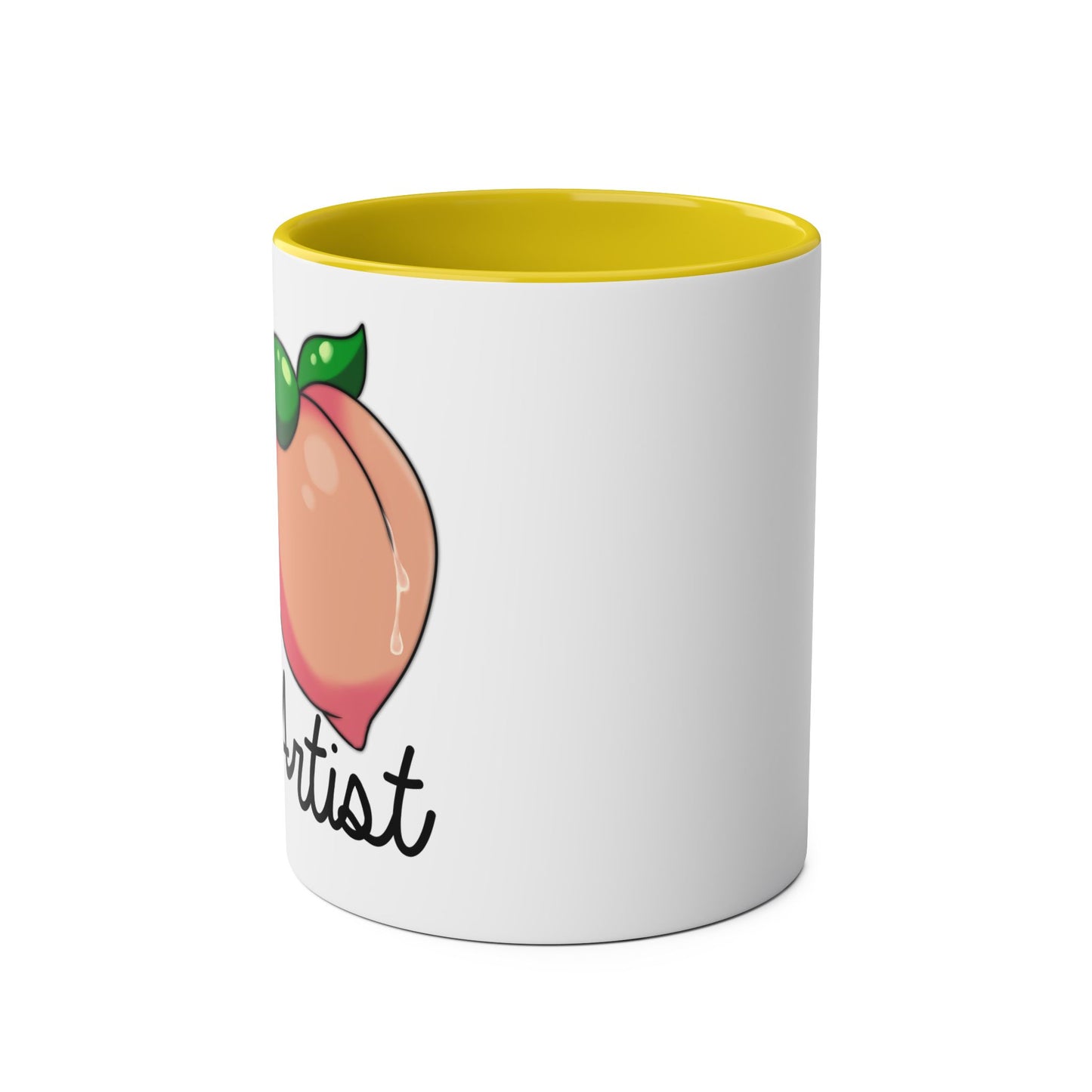 Peach Artist Mug, 11oz