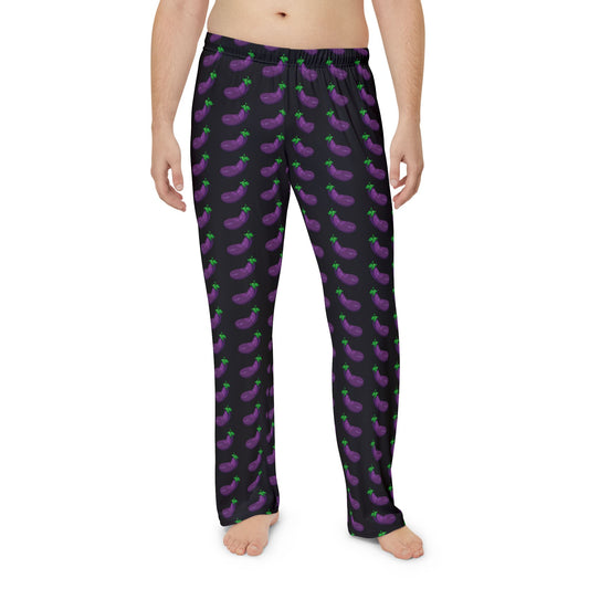 Wet Eggplant Men's Pajama Pants