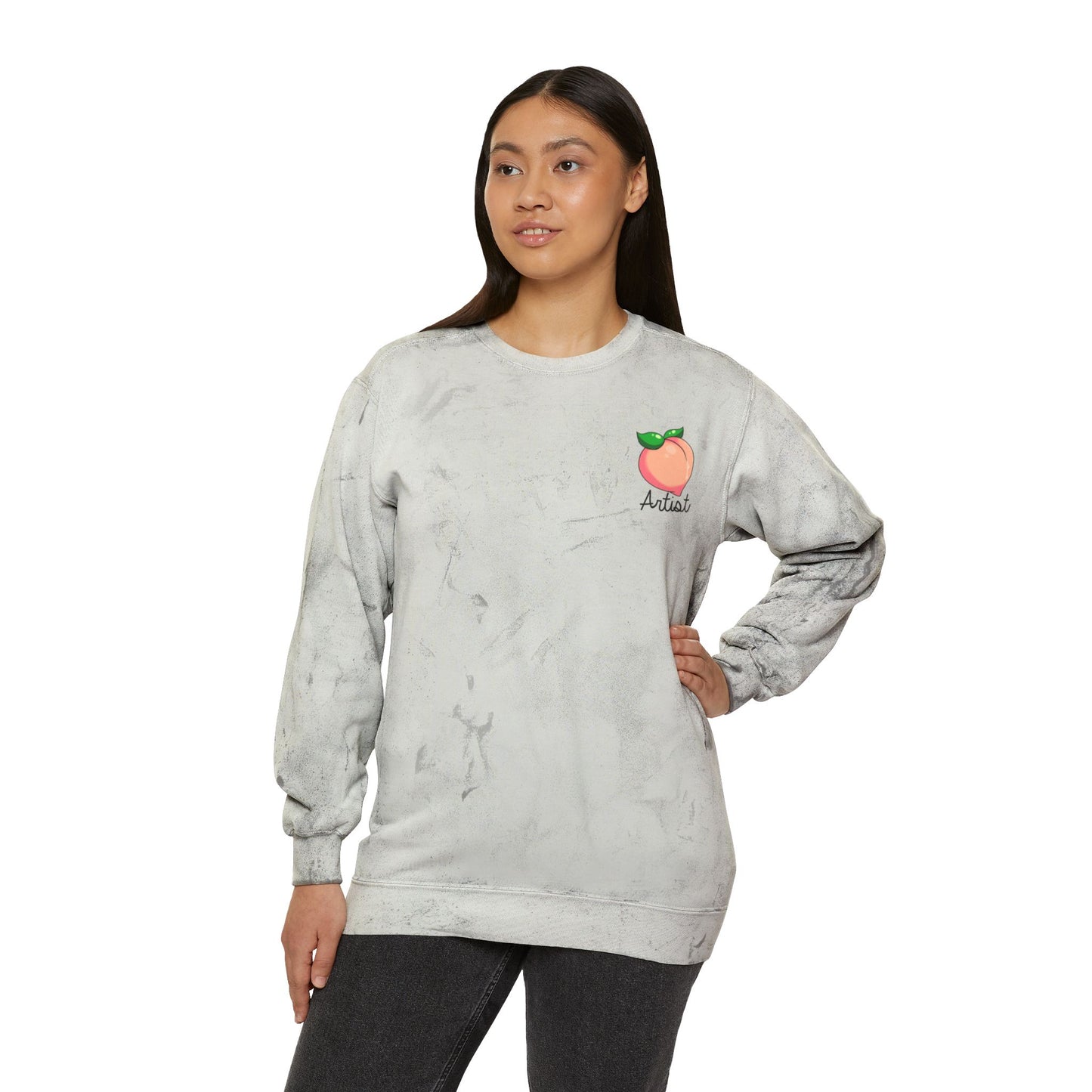 Peach Artist Sweatshirt