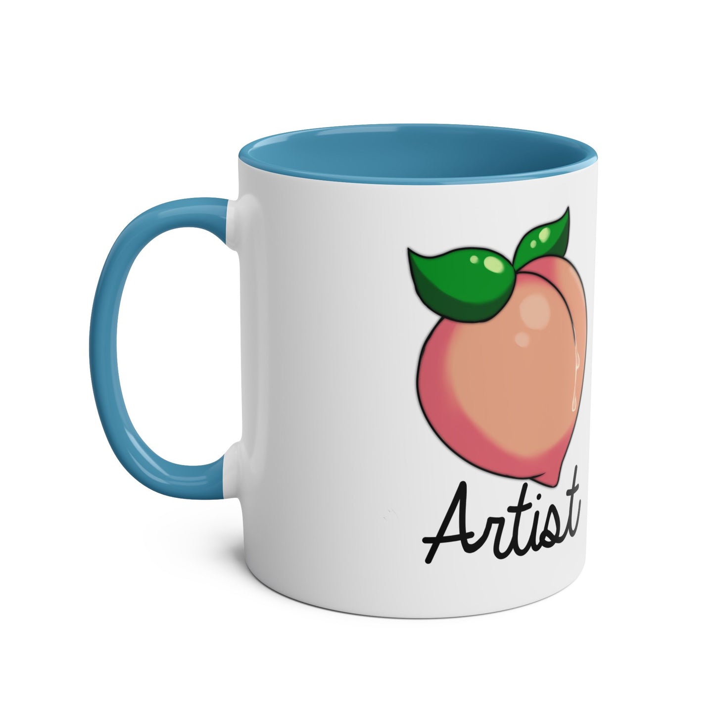 Peach Artist Mug, 11oz