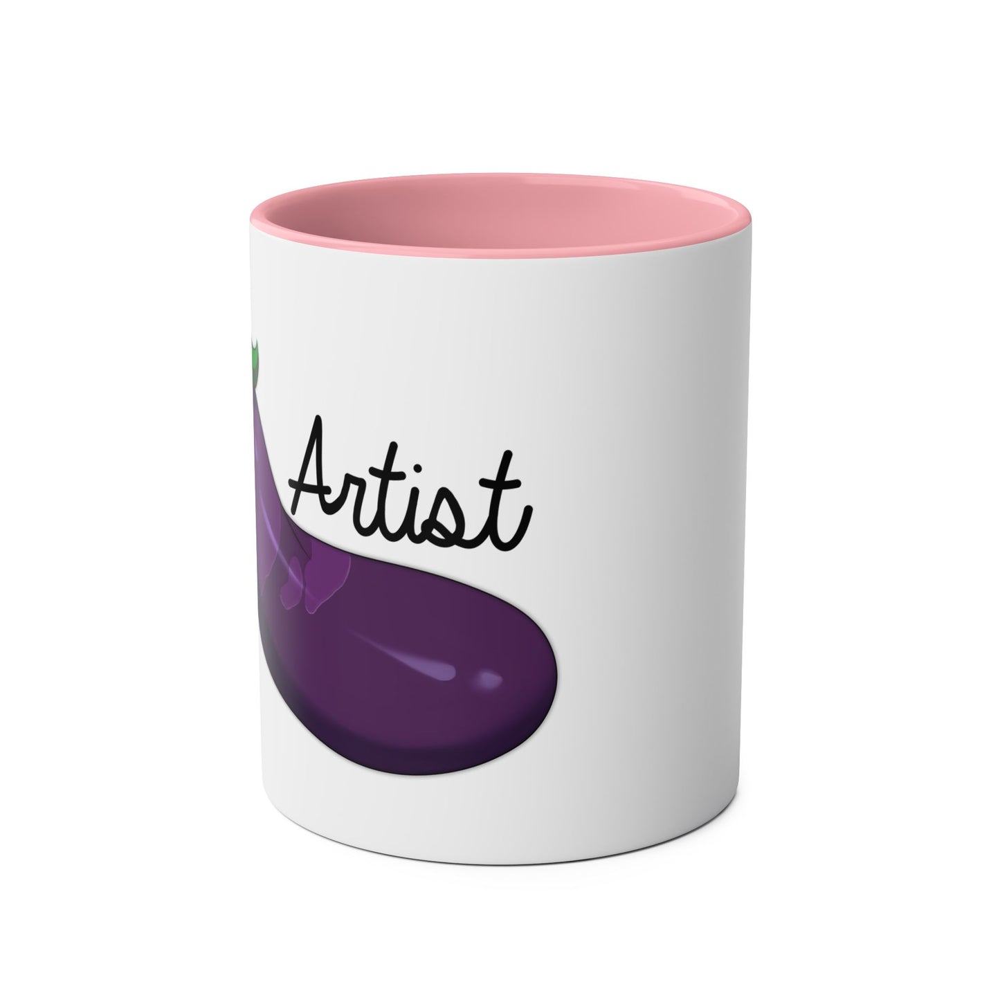 Eggplant Artist Mug, 11oz