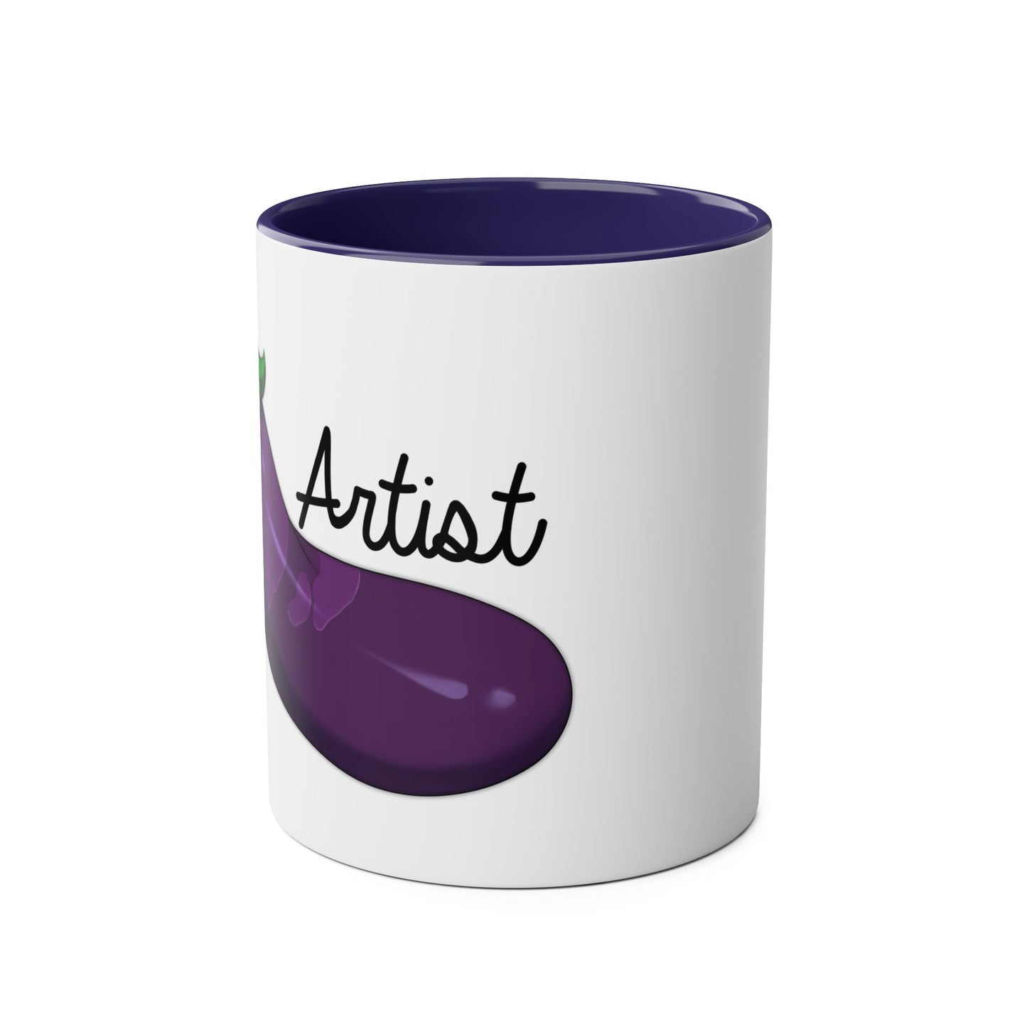 Eggplant Artist Mug, 11oz