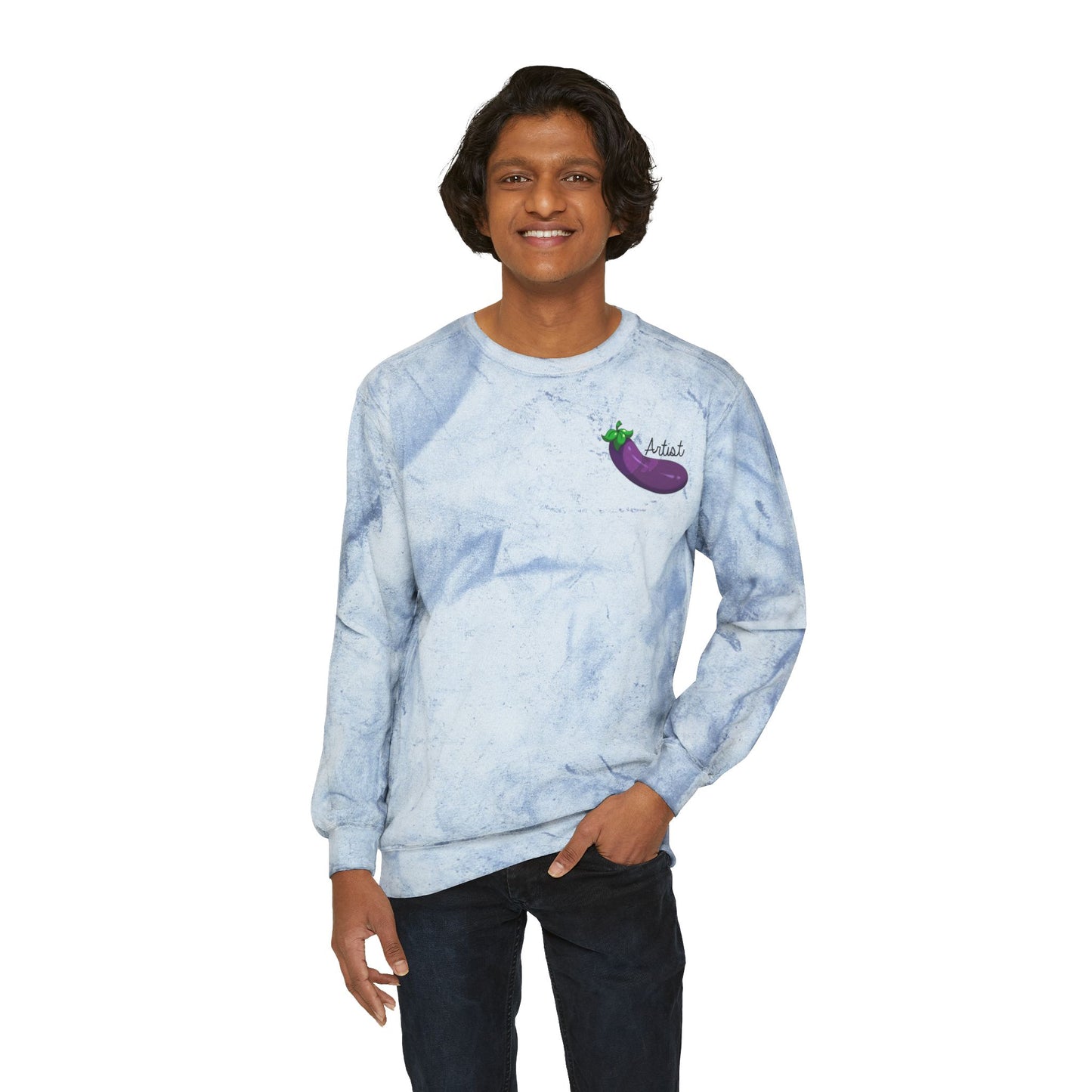 Eggplant Artist Sweatshirt