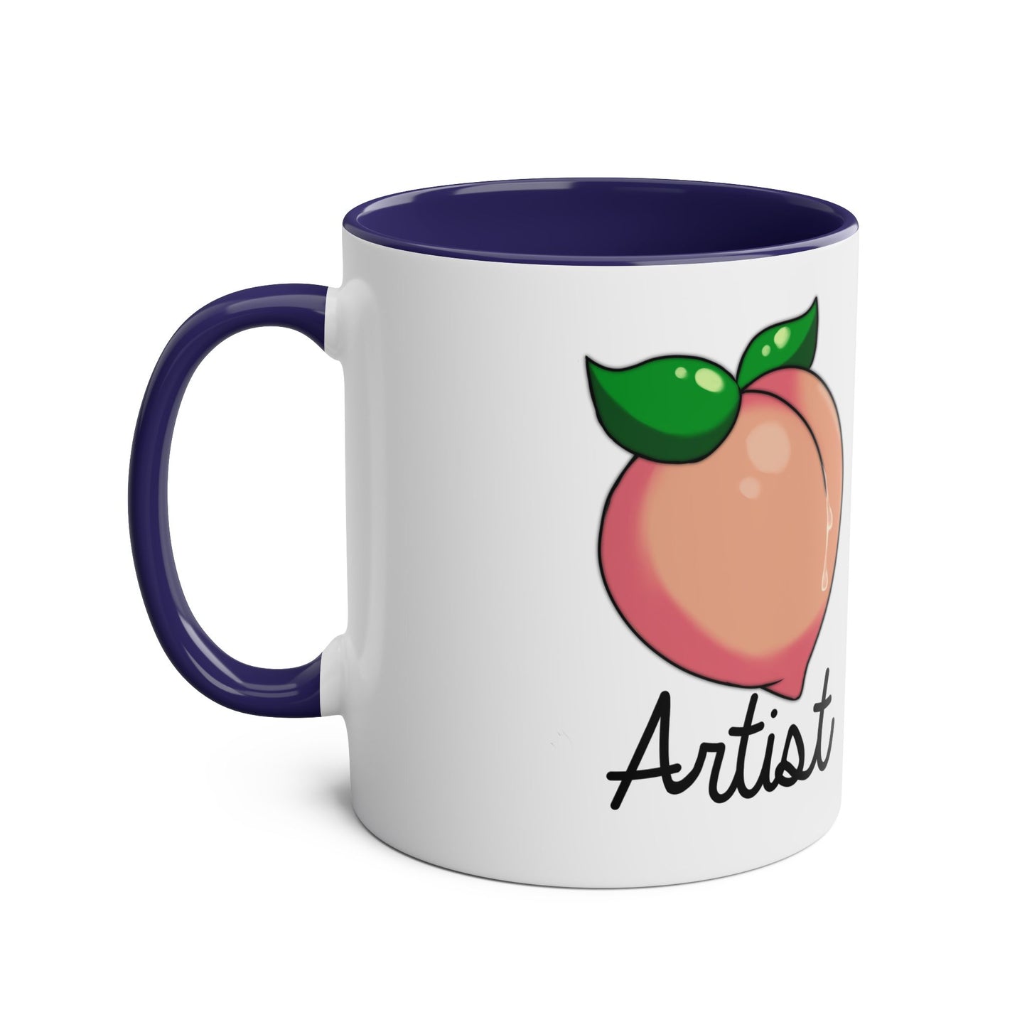 Peach Artist Mug, 11oz