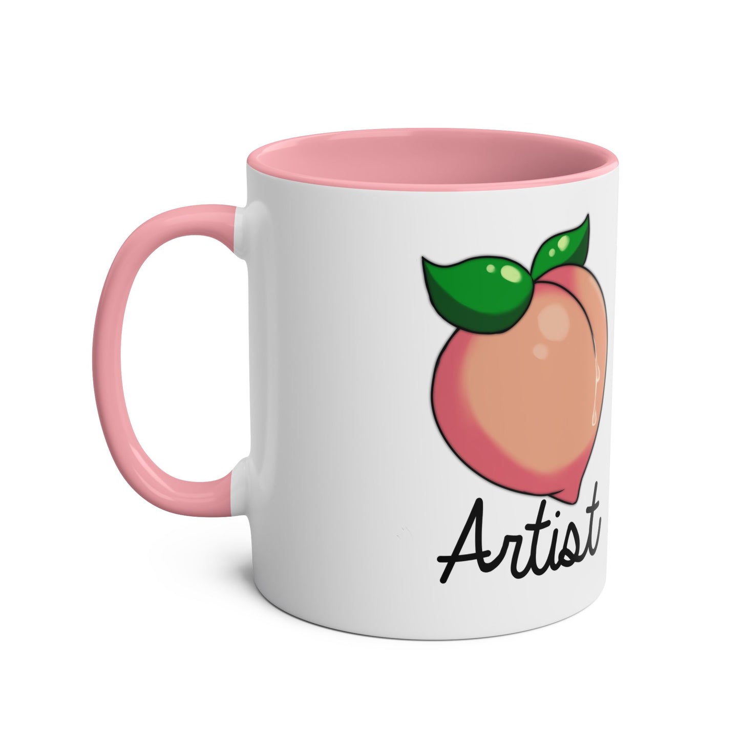 Peach Artist Mug, 11oz