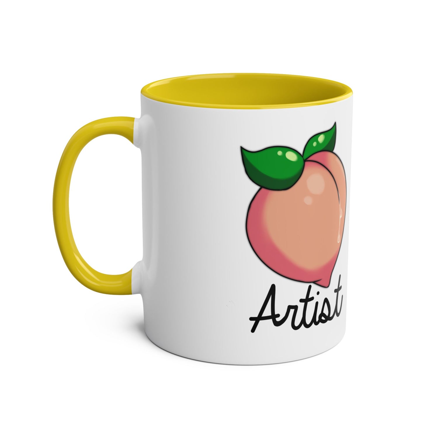 Peach Artist Mug, 11oz