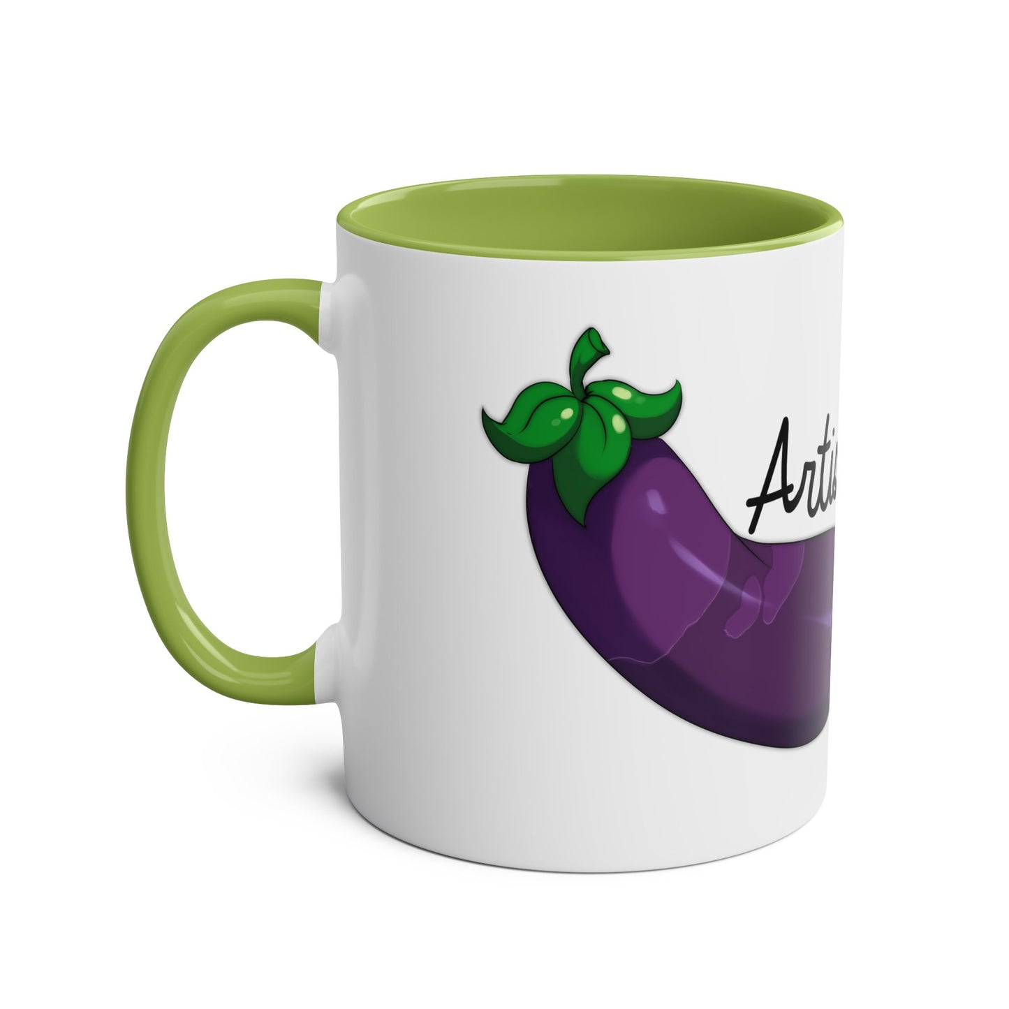 Eggplant Artist Mug, 11oz