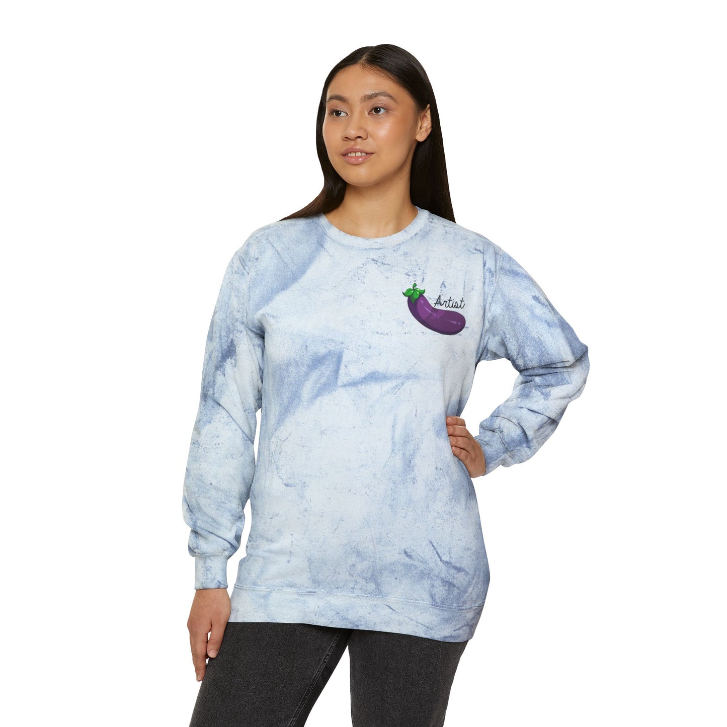 Eggplant Artist Sweatshirt