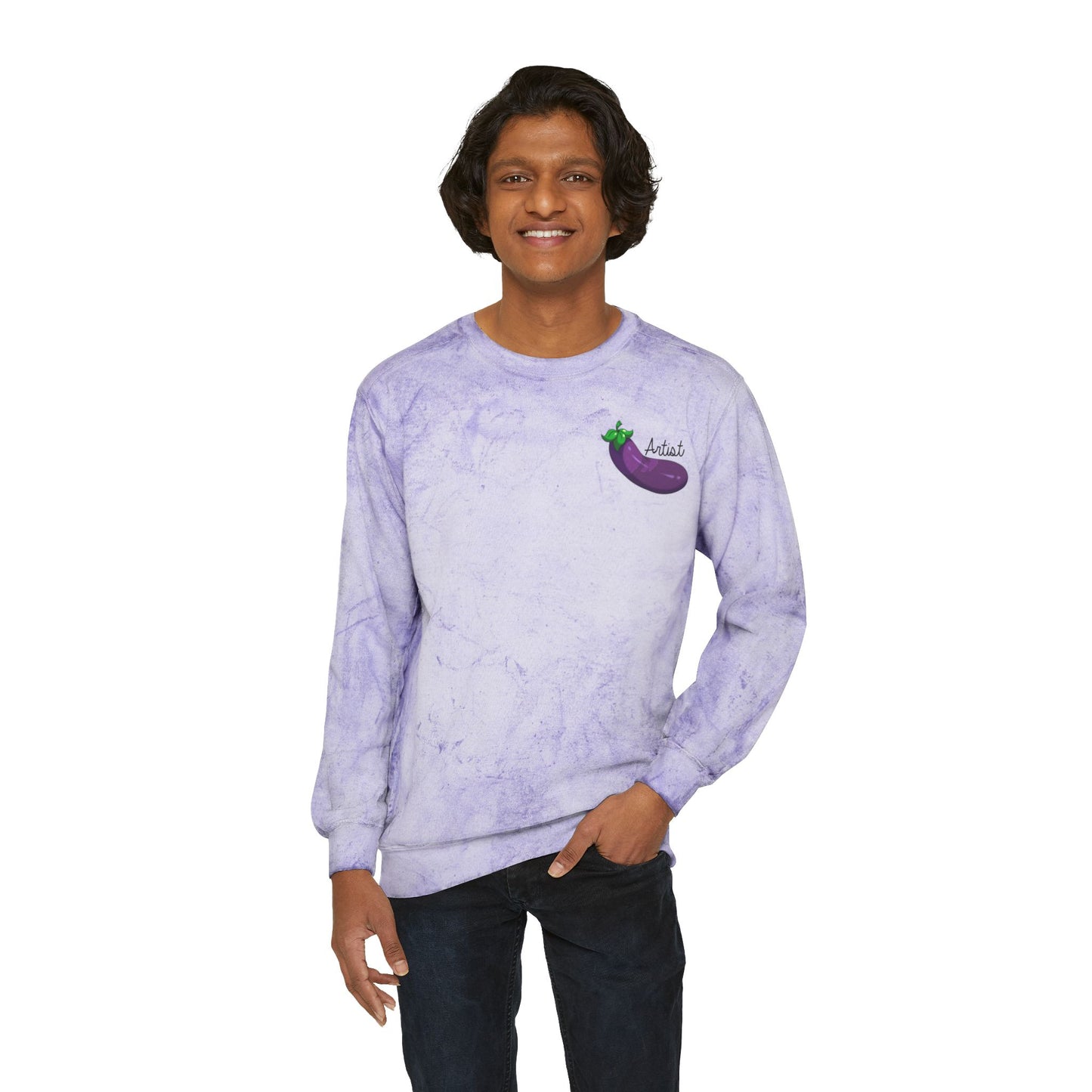 Eggplant Artist Sweatshirt