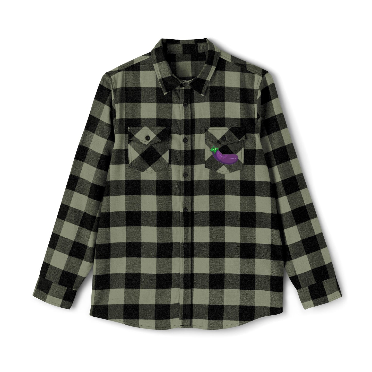 Wet Eggplant Flannel Shirt