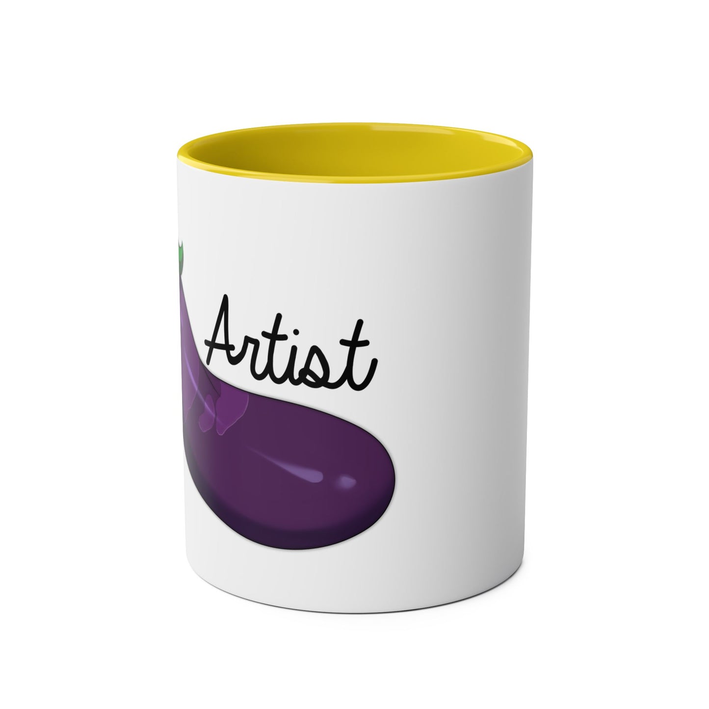 Eggplant Artist Mug, 11oz