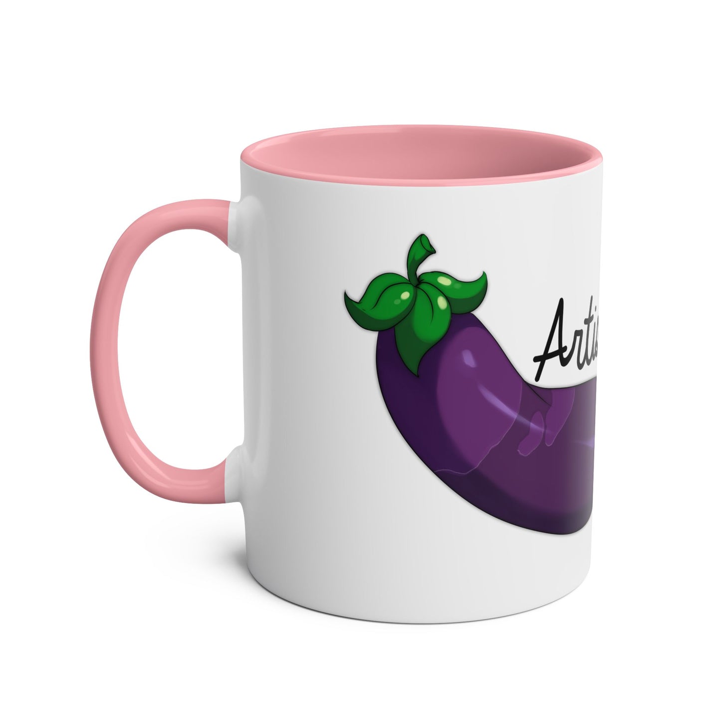 Eggplant Artist Mug, 11oz