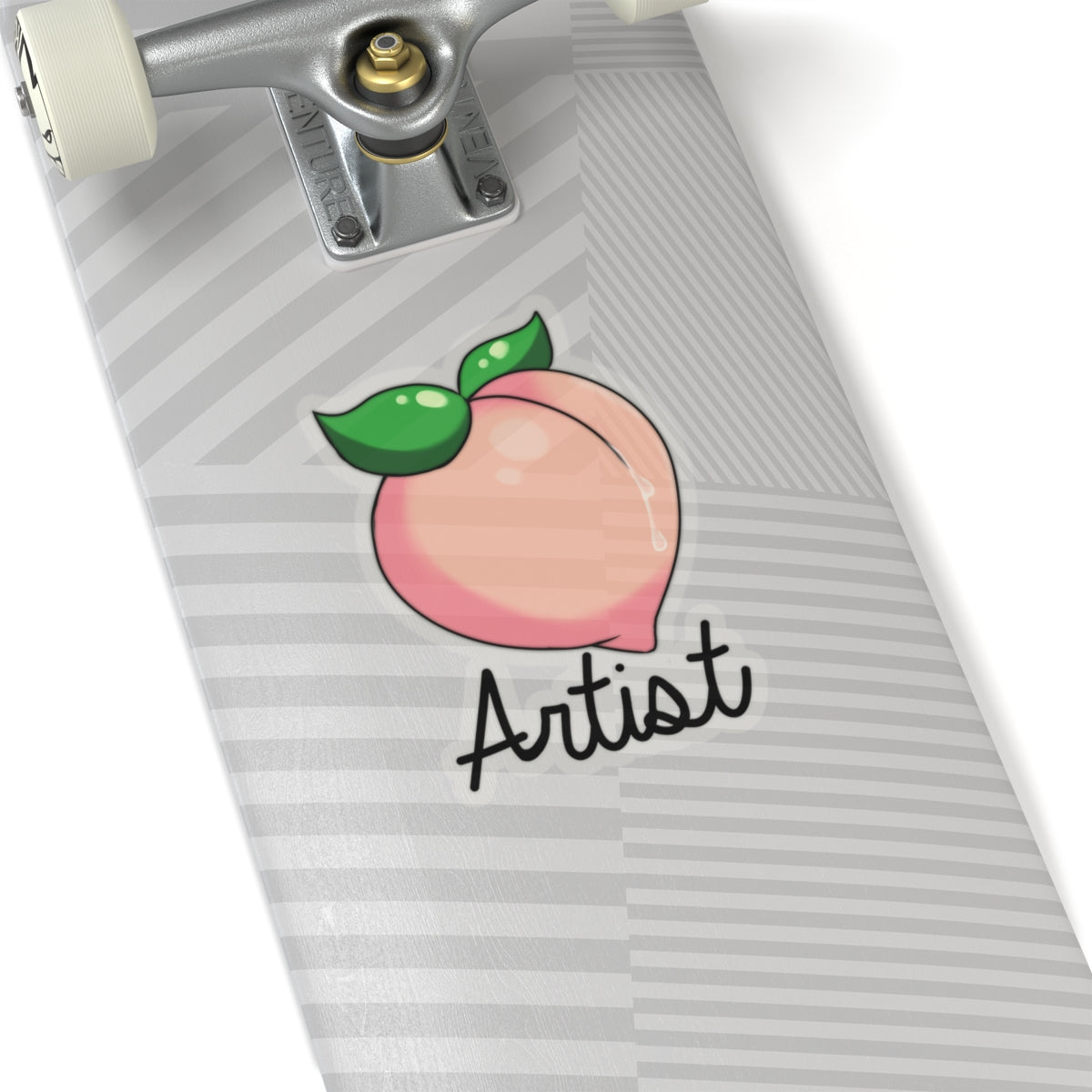 Peach Artist Sticker