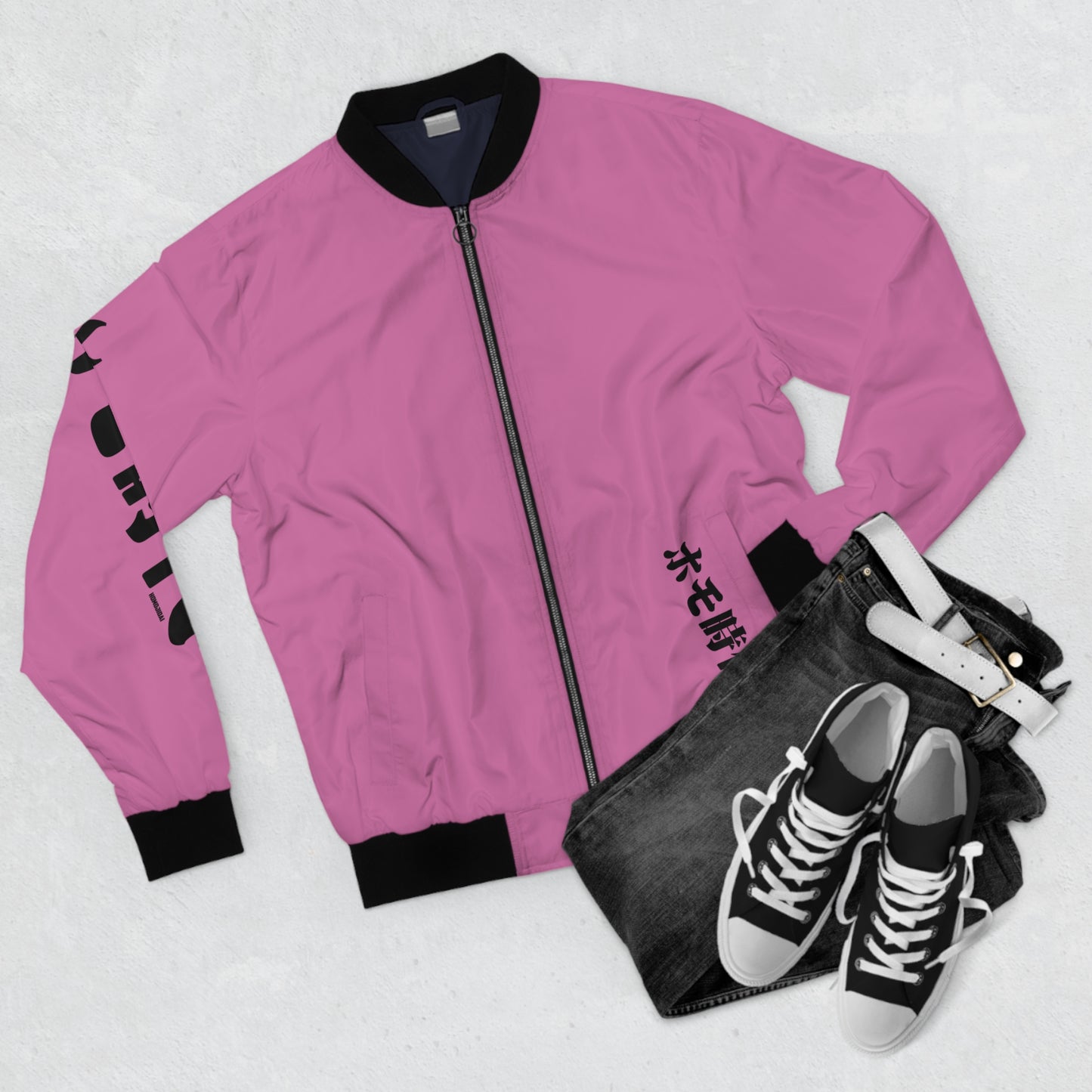 HOMO JIDAI Bomber Jacket (KuroPink Version)