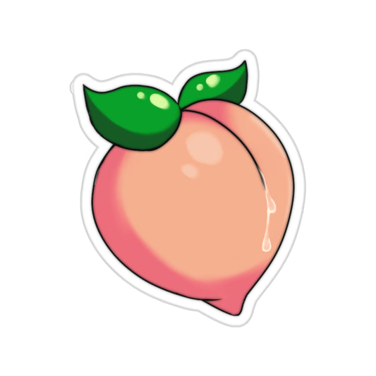 Wet Peach Sticker