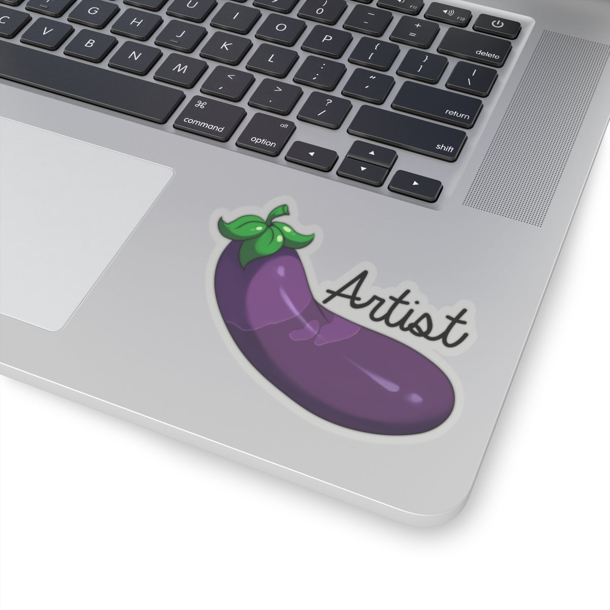 Eggplant Artist Sticker