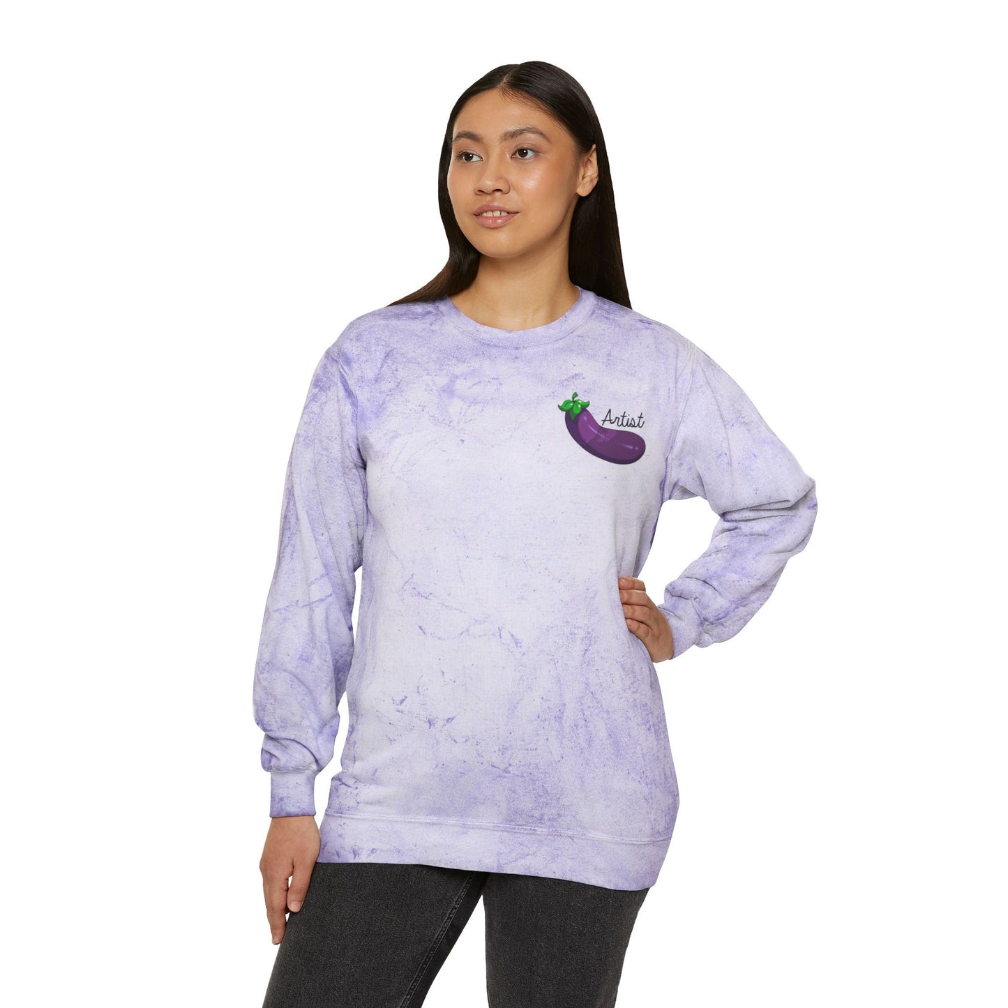 Eggplant Artist Sweatshirt