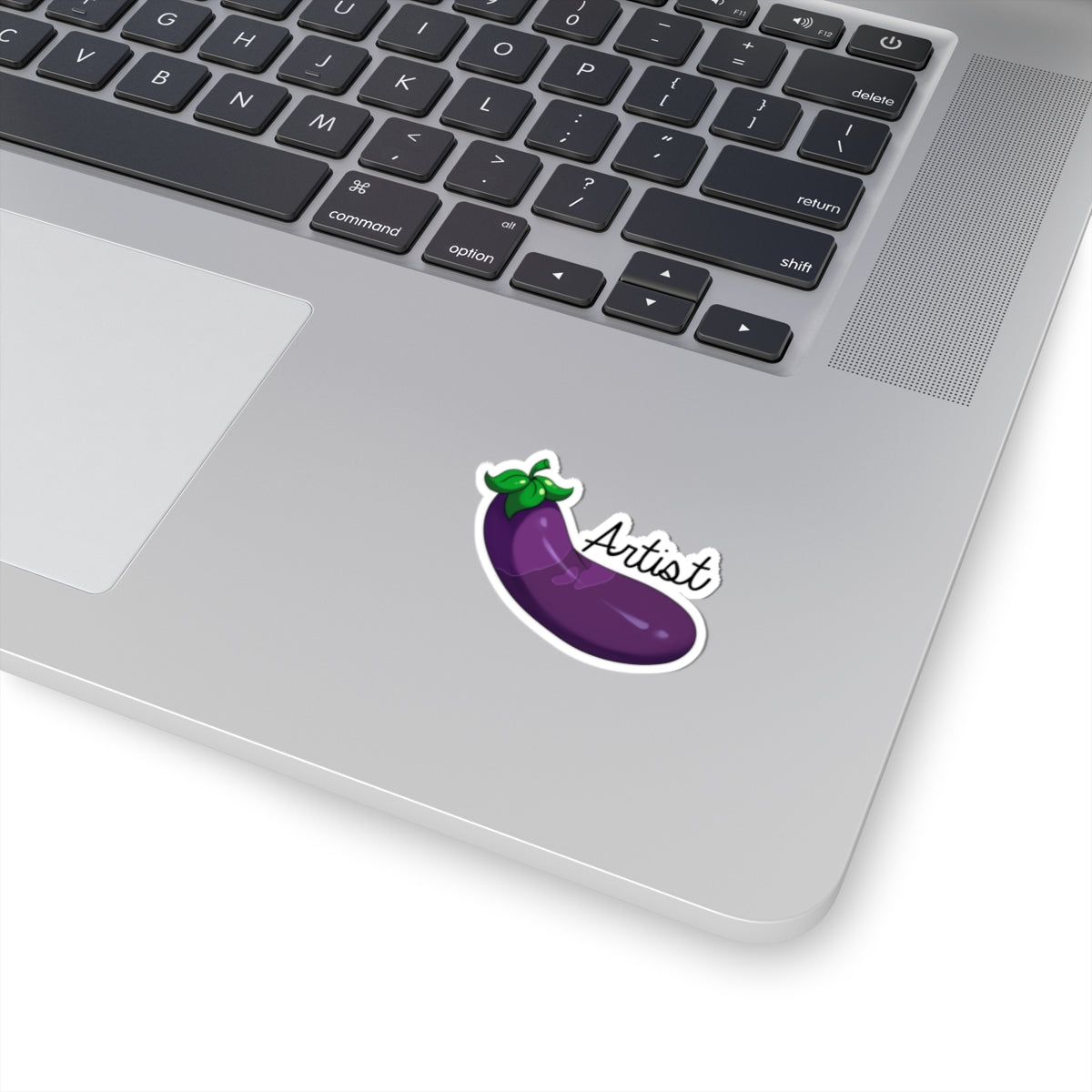 Eggplant Artist Sticker