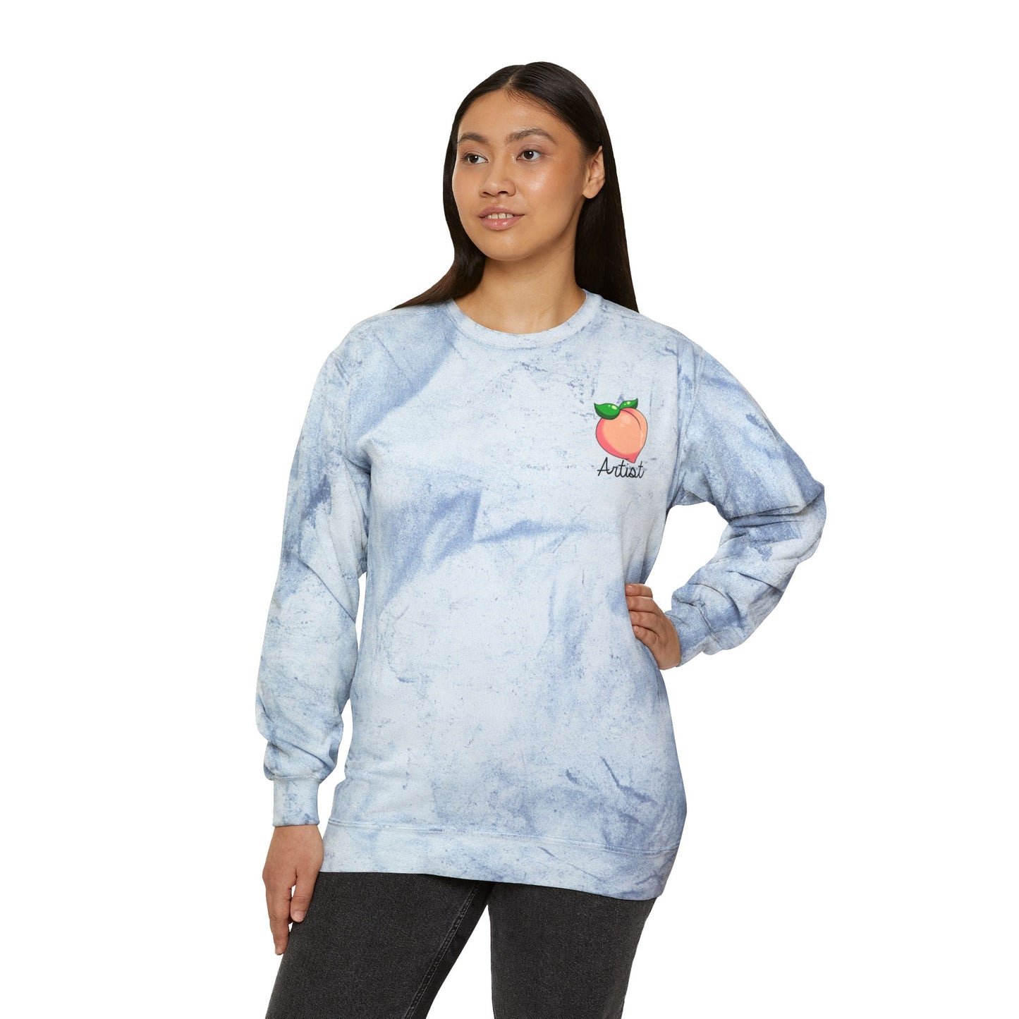 Peach Artist Sweatshirt