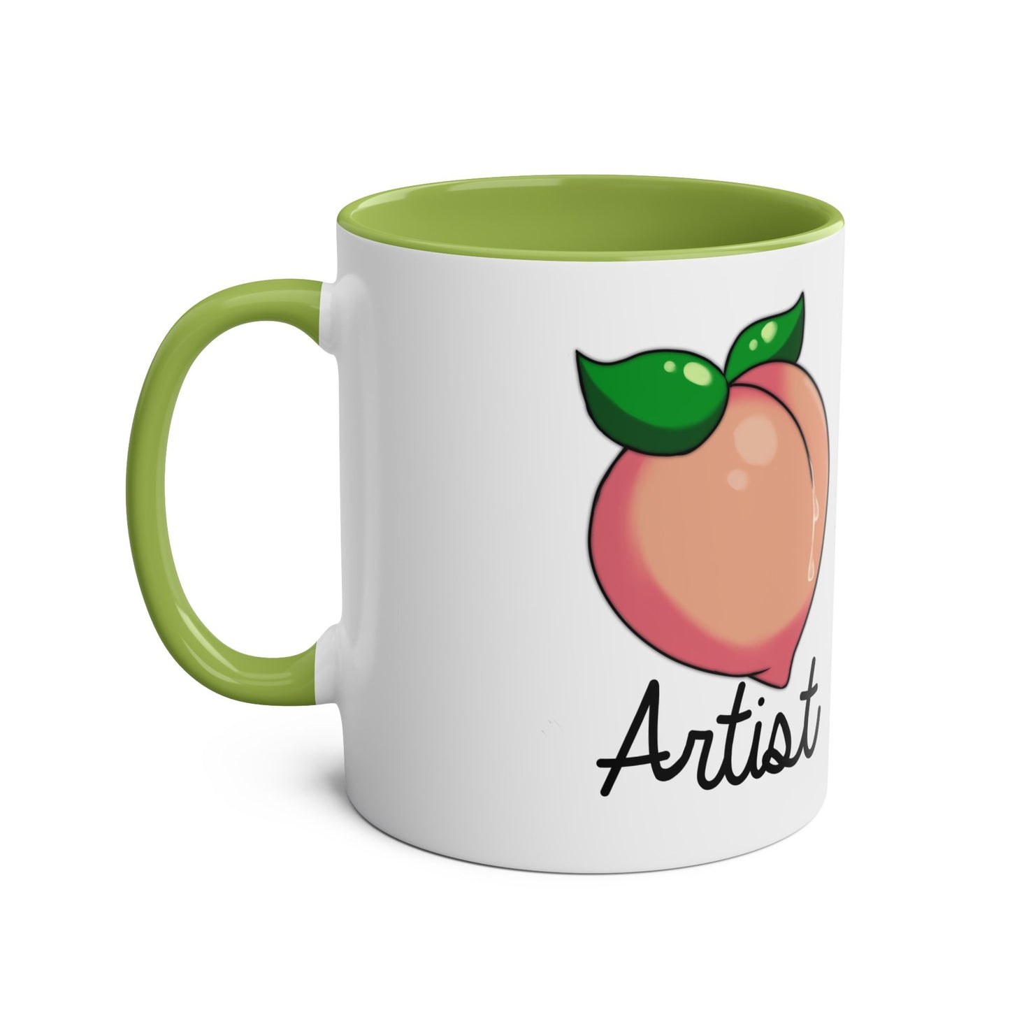 Peach Artist Mug, 11oz