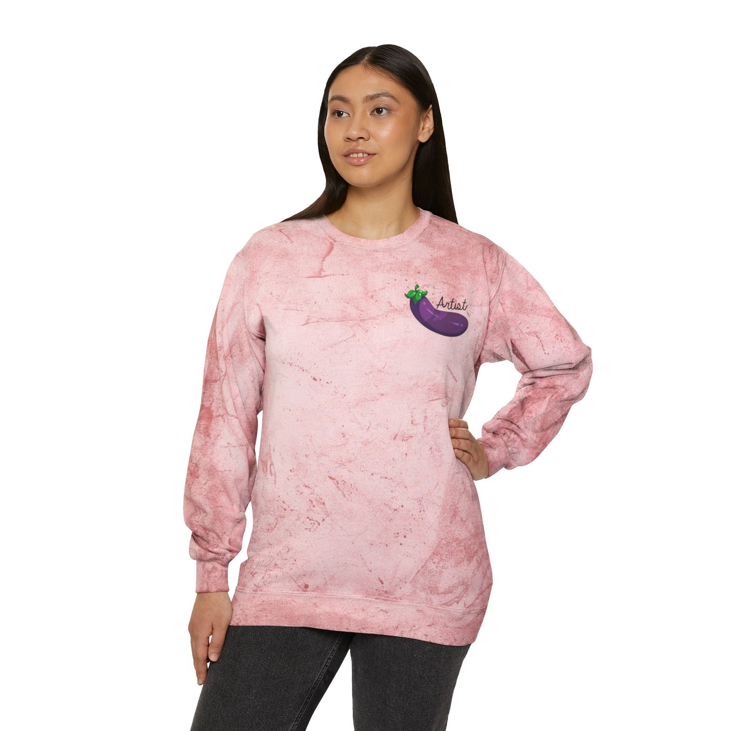 Eggplant Artist Sweatshirt