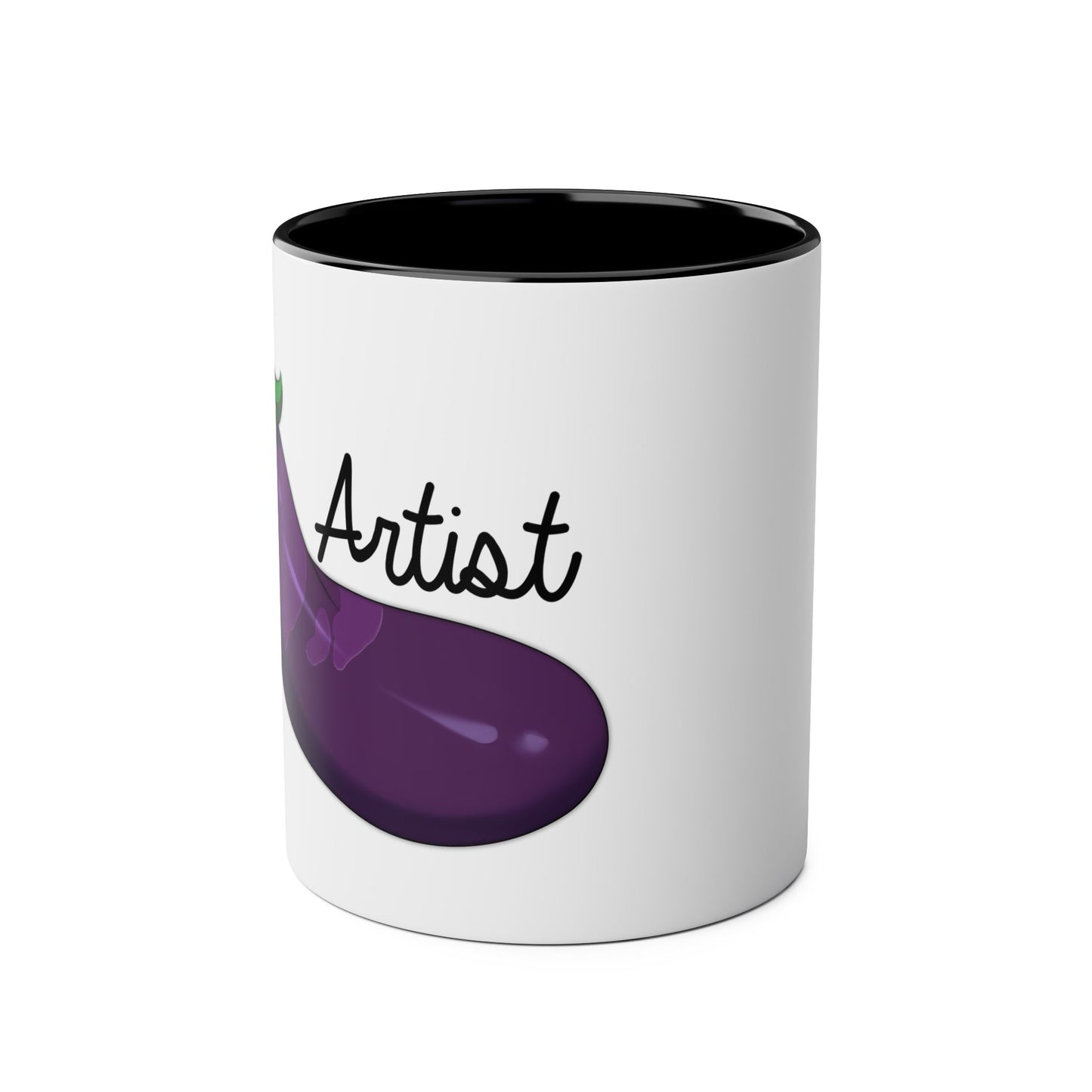 Eggplant Artist Mug, 11oz