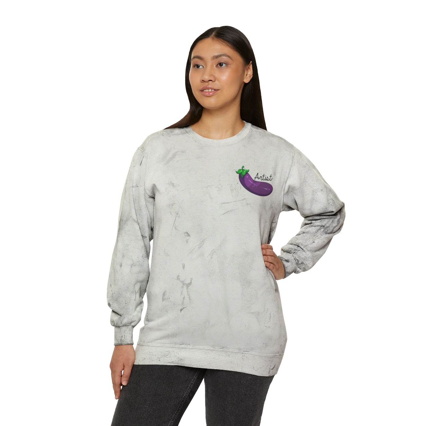 Eggplant Artist Sweatshirt