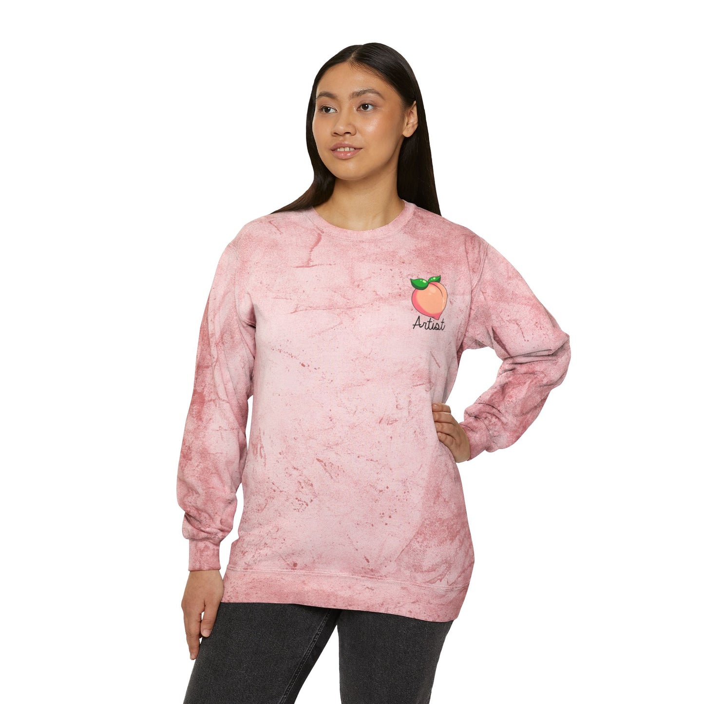 Peach Artist Sweatshirt