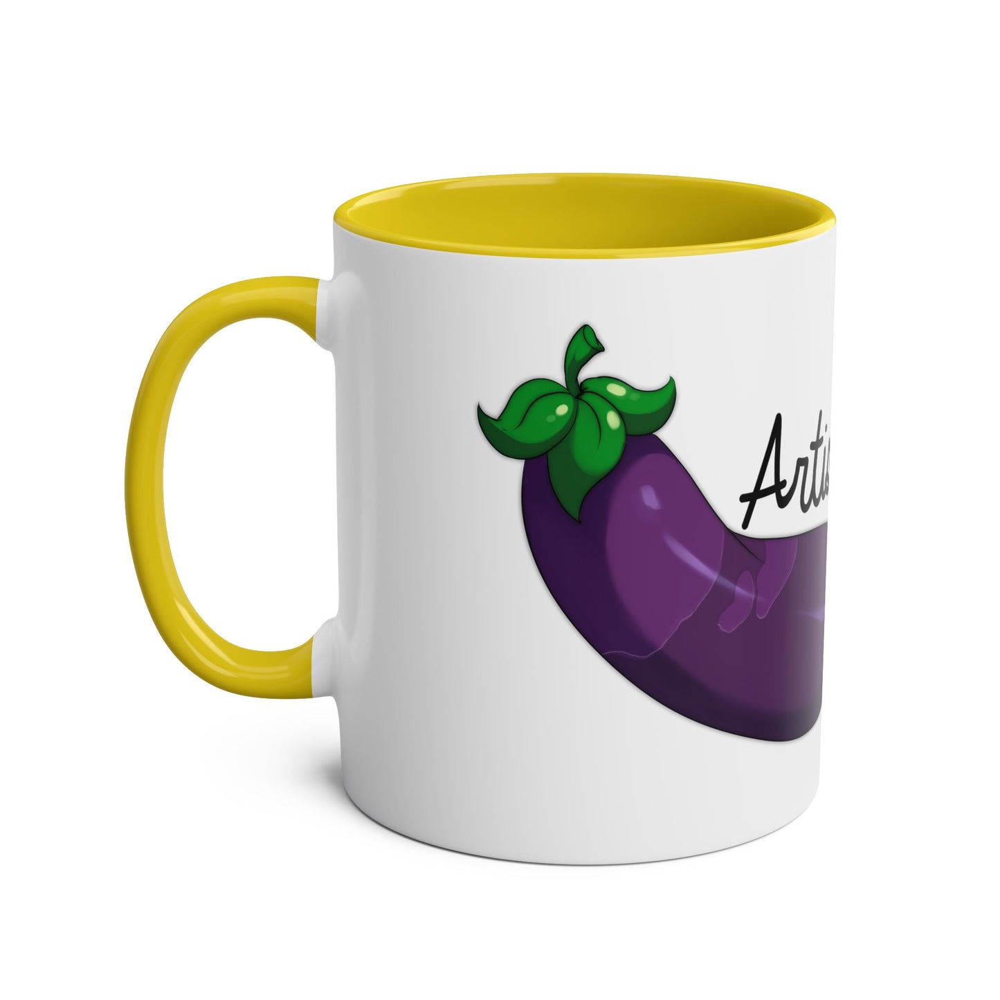 Eggplant Artist Mug, 11oz