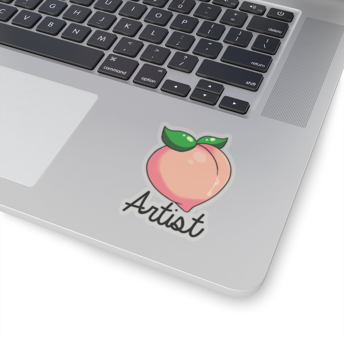 Peach Artist Sticker