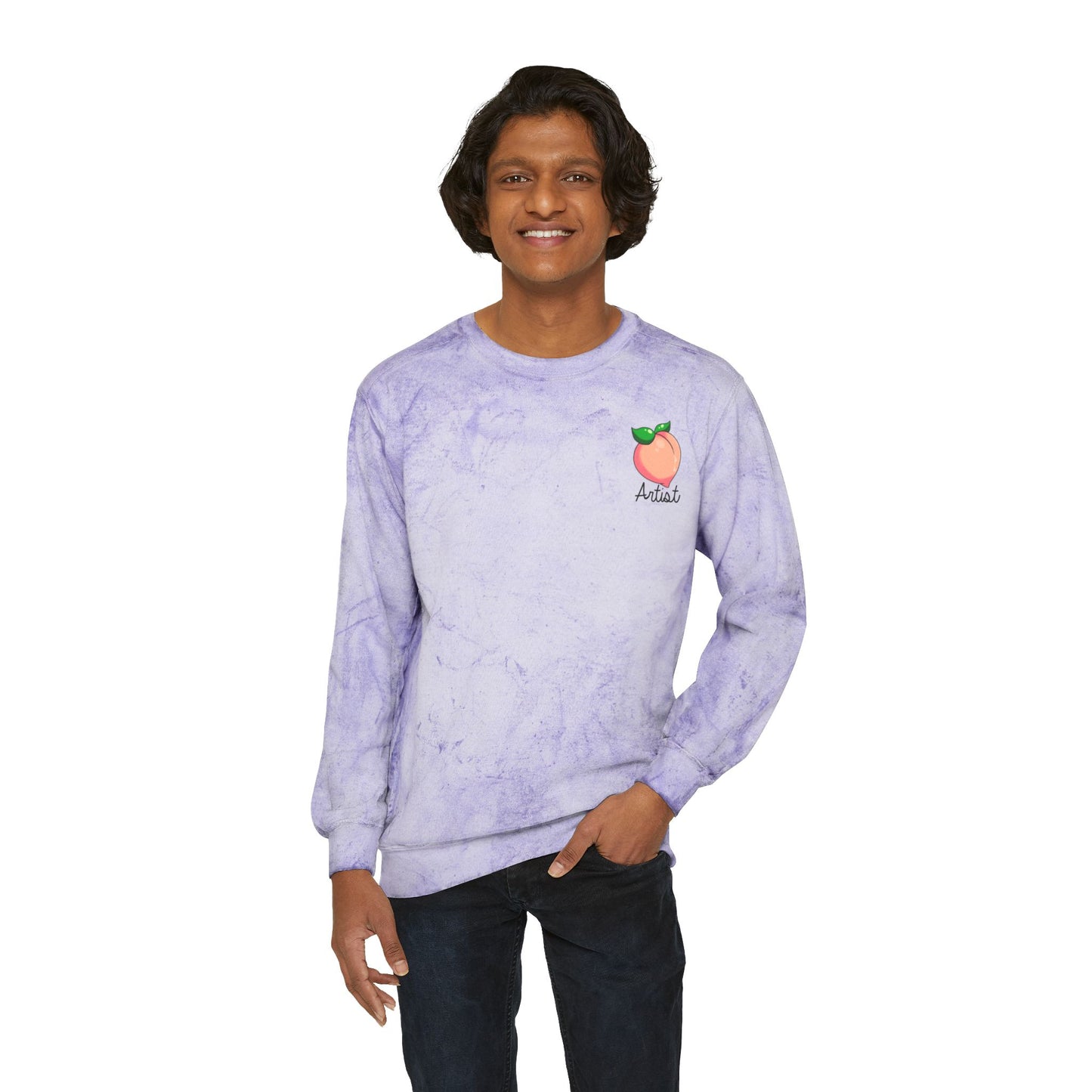 Peach Artist Sweatshirt