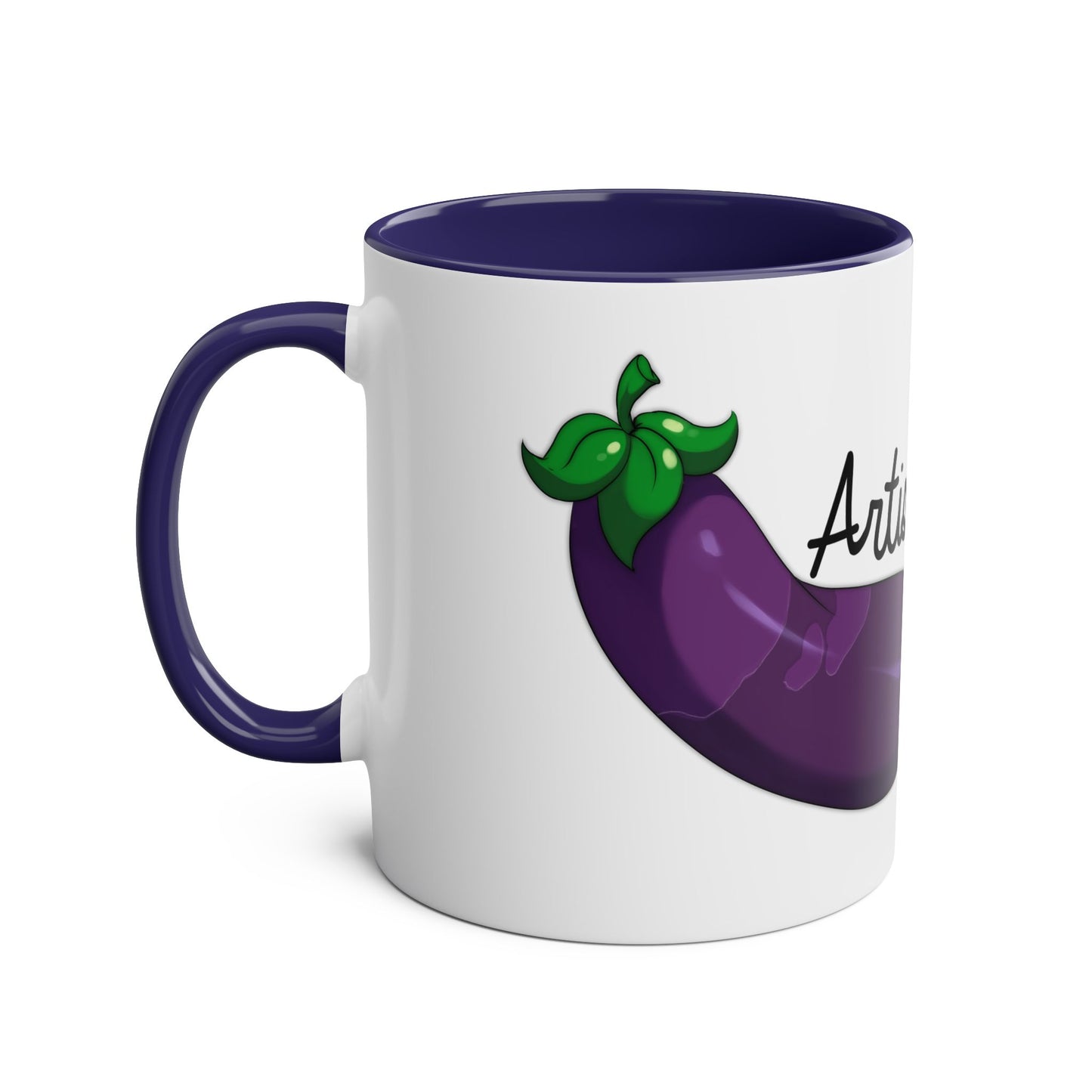 Eggplant Artist Mug, 11oz