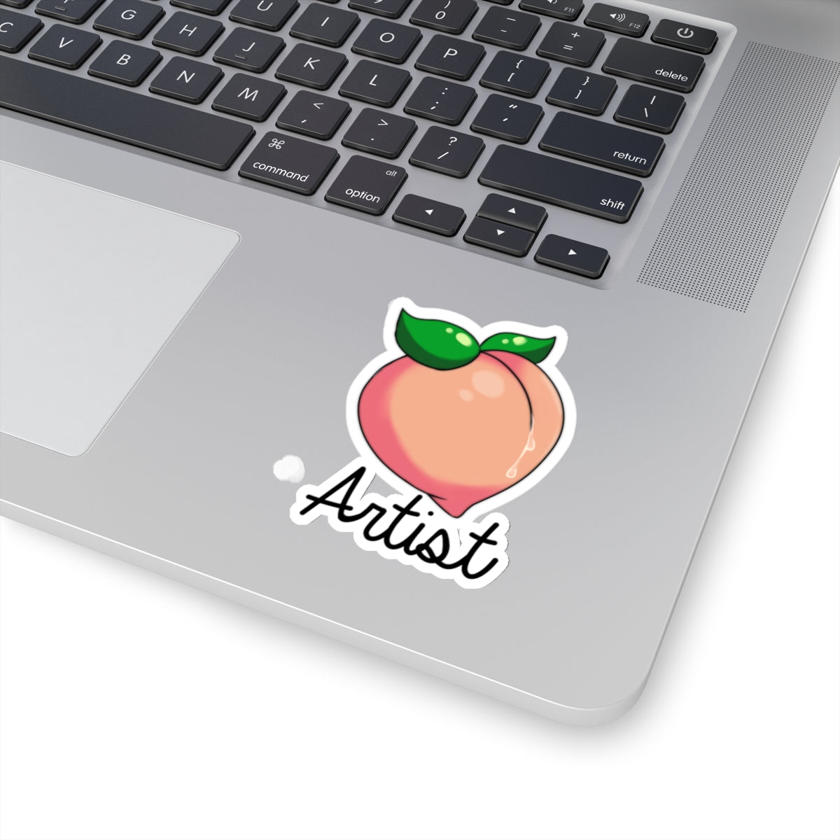 Peach Artist Sticker