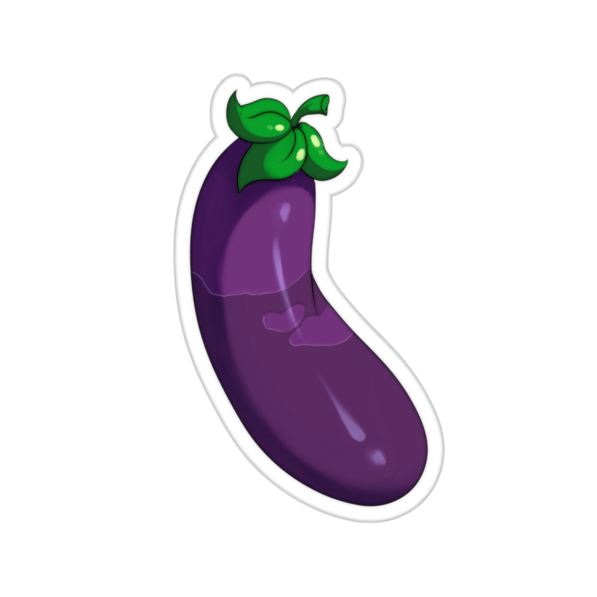 Wet Eggplant Sticker