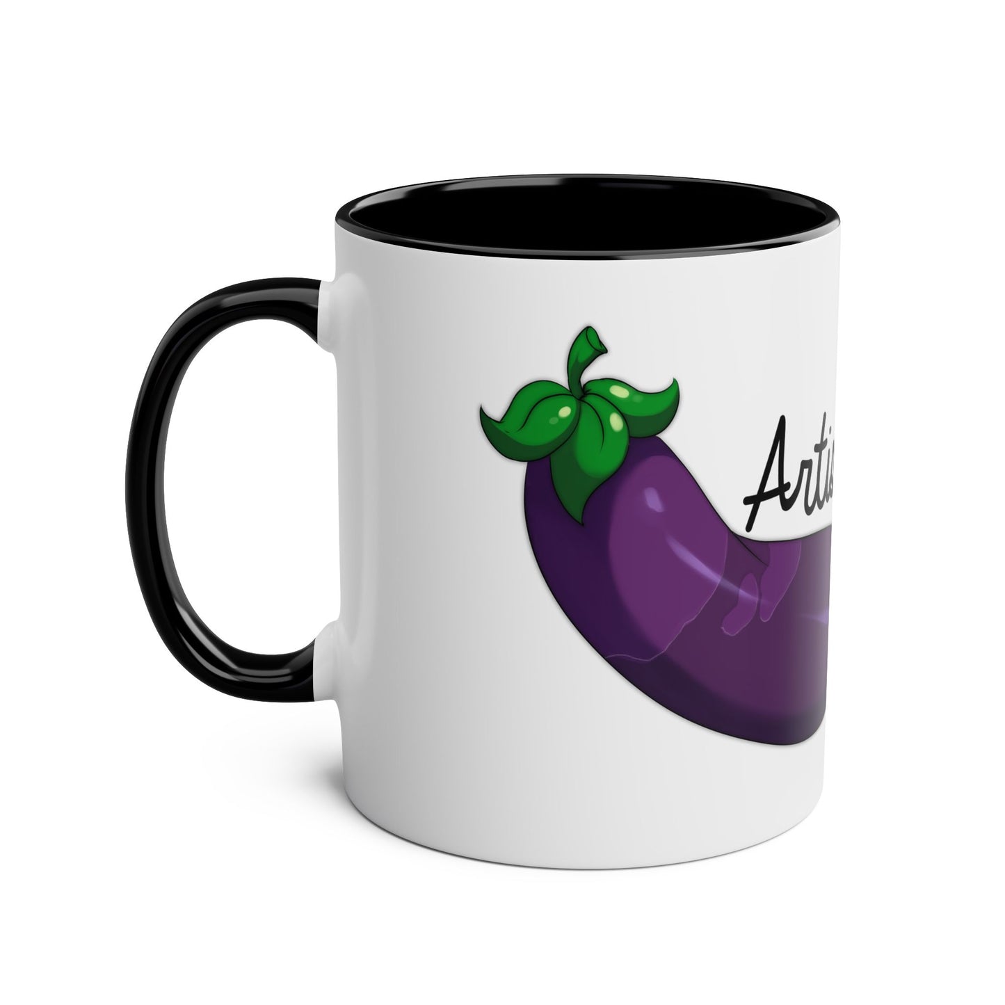 Eggplant Artist Mug, 11oz